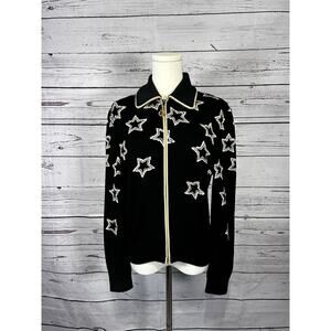 St. John Collection by Marie Gray Zip-Up Sweater Jacket | Size Small
